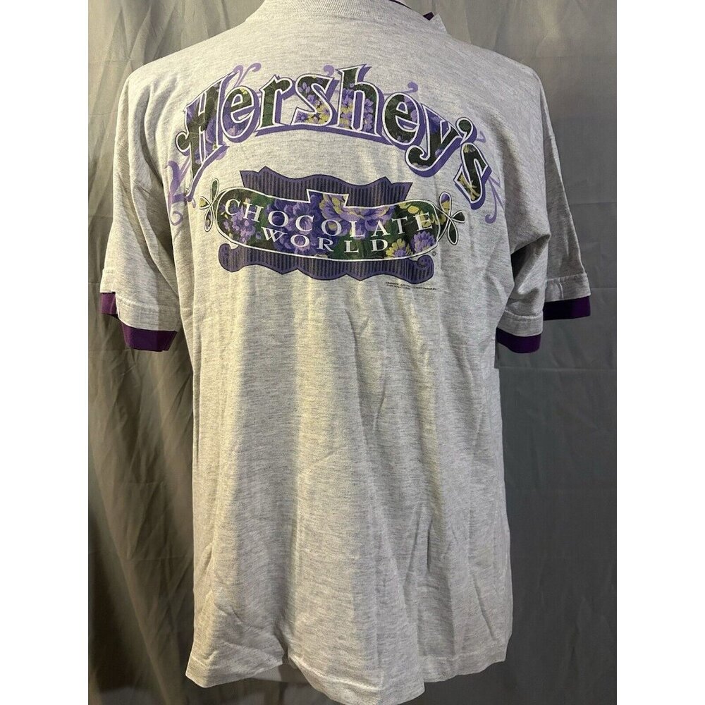 Vintage 93 Hersheys Chocolate World T Shirt Size L
